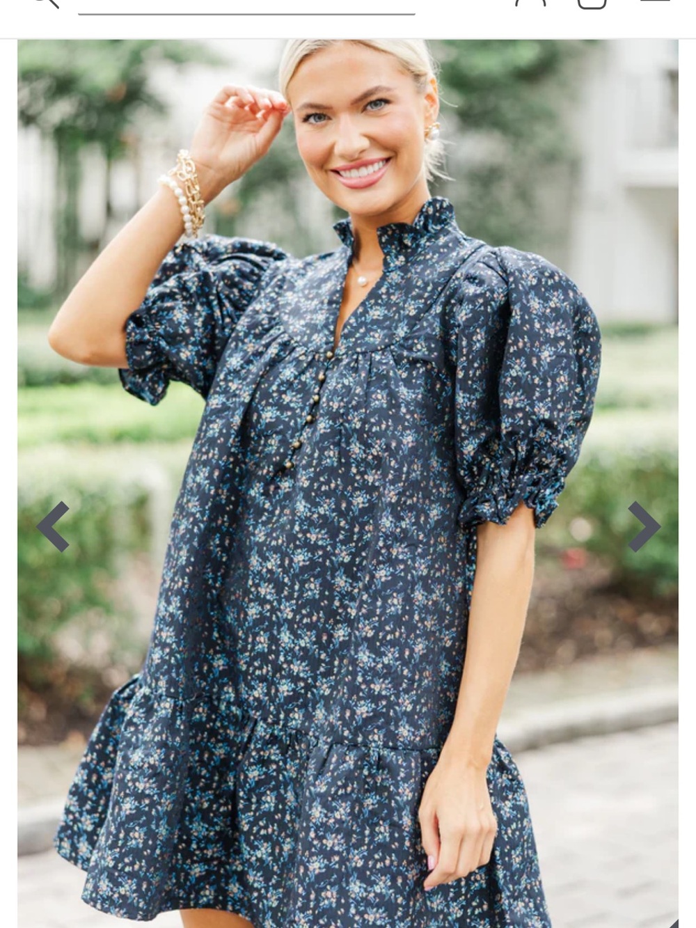 entro Lean On Me Ditsy Floral Brocade Dress - Never been worn - Picture 2 of 11